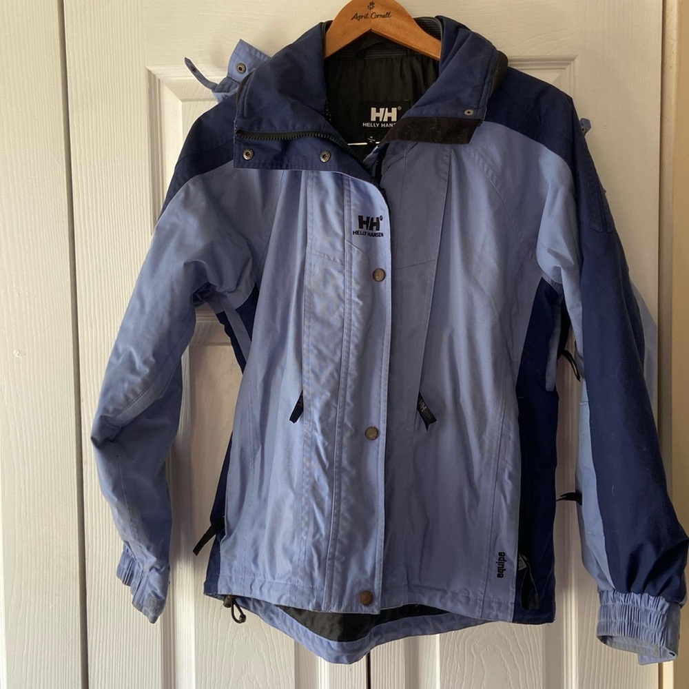 Helly Hanson Vintage Periwinkle and Blue Ski Jacket